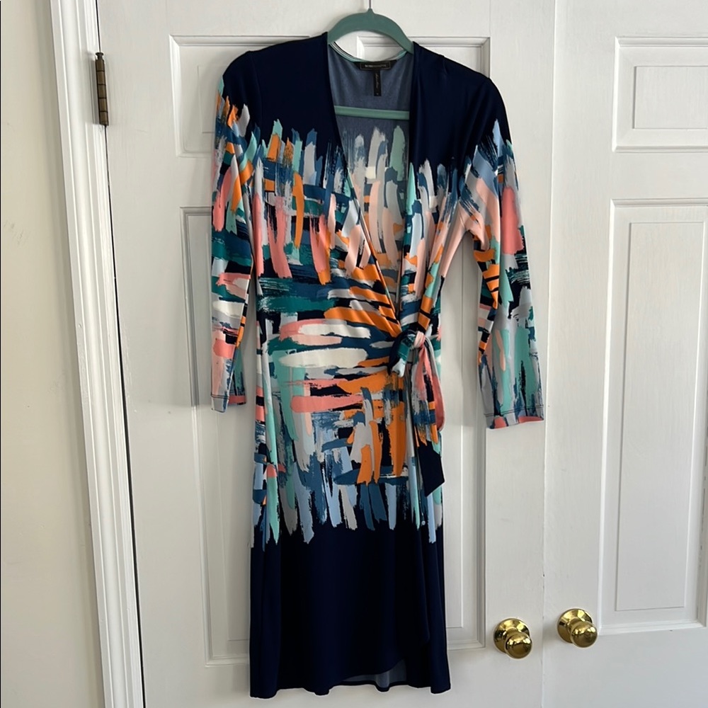 Chic Multicolor Abstract Dress